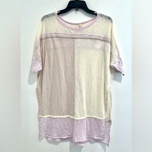 We the‎ Free/ Free People Oversize Side Split Long Top Women’s Size Small